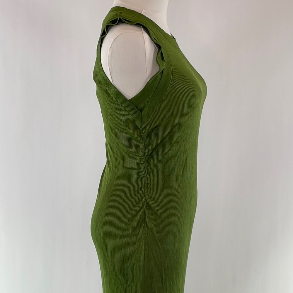 Atlein Green Knit Midi Dress, M - Picture 14 of 14